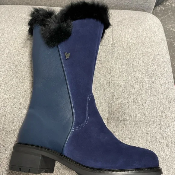 Pajar, leather, suede and shearling boots, size 11, but fit small. True size 9.5 - Picture 13 of 14